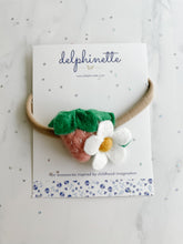 Load image into Gallery viewer, Pink Strawberry and Daisy Baby Headband