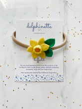 Load image into Gallery viewer, Daffodil Headband l March Birth Month Flower