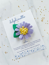 Load image into Gallery viewer, Aster Hair Clip l September Birth Month Flower