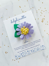 Load image into Gallery viewer, Aster Hair Tie l September Birth Month Flower