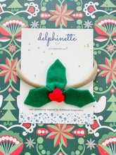 Load image into Gallery viewer, Christmas Holly Headband