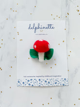 Load image into Gallery viewer, Red Toadstool Mushroom Hair Clip