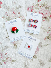 Load image into Gallery viewer, Red Toadstool Mushroom Hair Clip