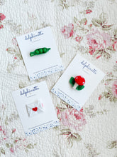 Load image into Gallery viewer, Red Toadstool Mushroom Hair Clip