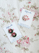 Load image into Gallery viewer, Peppermint Candy Hair Clip