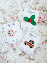 Load image into Gallery viewer, Peppermint Candy Hair Clip