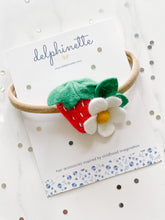 Load image into Gallery viewer, Strawberry and Daisy Headband
