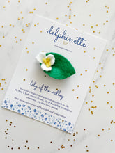 Load image into Gallery viewer, Lily of the Valley Hair Clip l May Birth Month Flower
