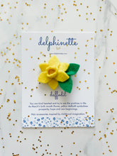 Load image into Gallery viewer, Daffodil Hair Clip l March Birth Month Flower