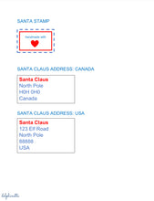 Load image into Gallery viewer, delphinette dear santa mail kit - FREE santa christmas mail template