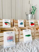 Load image into Gallery viewer, Cherry Pom Pom Hair Clip