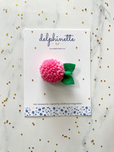 Load image into Gallery viewer, Pink Pom Pom Flower Headband