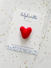 Load image into Gallery viewer, Red Heart Hair Tie