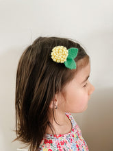 Load image into Gallery viewer, Yellow Chrysanthemum Hair Clip l November Birth Month Flower