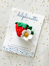 Load image into Gallery viewer, Strawberry and Daisy Hair Tie