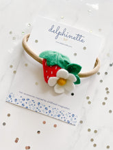 Load image into Gallery viewer, Strawberry and Daisy Headband