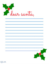 Load image into Gallery viewer, delphinette dear santa mail kit - FREE santa christmas mail template