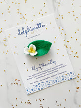 Load image into Gallery viewer, Lily of the Valley Hair Clip l May Birth Month Flower