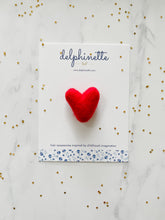 Load image into Gallery viewer, Red Heart Hair Tie