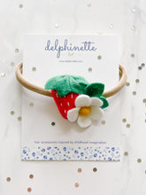 Load image into Gallery viewer, Strawberry and Daisy Headband