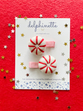 Load image into Gallery viewer, Mini Peppermint Hair Clip Set
