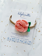 Load image into Gallery viewer, Rose Headband l June Birth Month Flower
