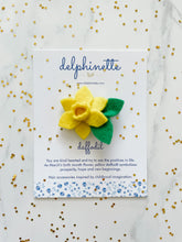 Load image into Gallery viewer, Daffodil Hair Clip l March Birth Month Flower
