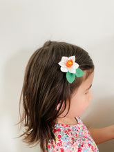 Load image into Gallery viewer, Narcissus Hair Tie l December Birth Month Flower
