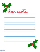 Load image into Gallery viewer, delphinette dear santa mail kit - FREE santa christmas mail template
